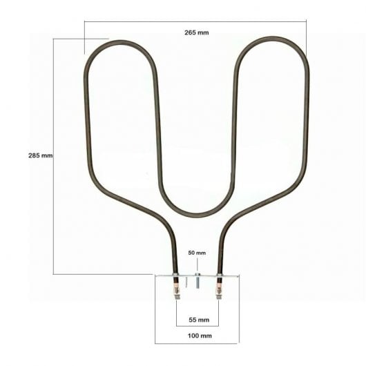 Resistencia Inferior Horno Teka 1500w