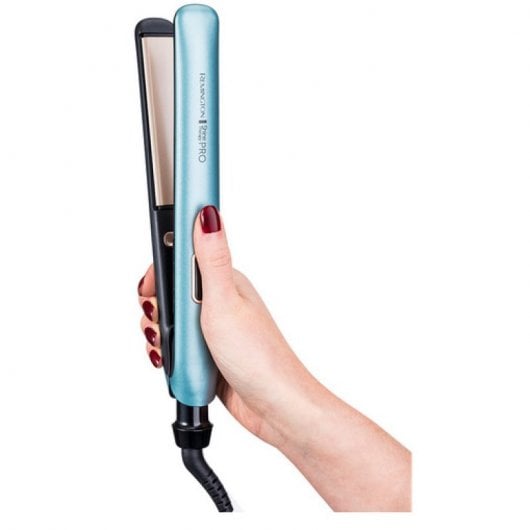 Lisseur Remington Shine Therapy Pro avec revêtement en céramique bleue