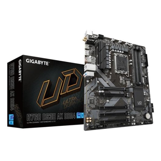 Carte mère Gigabyte B760 DS3H AX Intel B760 LGA 1700 DDR4 ATX WiFi 6E M.2 RAID