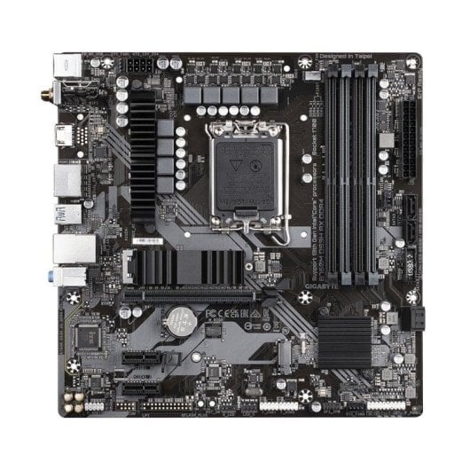 Carte mère Gigabyte B760M DS3H AX Intel B760 LGA1700 DDR4 Micro-ATX WiFi 6E 2.5GbE M.2 RAID