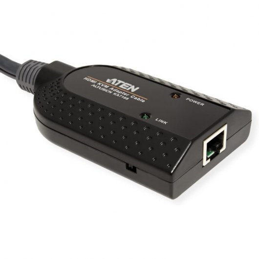 Aten Adaptador KVM HDMI a USB Compatible Smart Card con Virtual Media