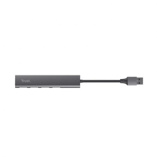 Trust Halyx HUB USB 3.2 Gen 1 4x USB Negro Gris