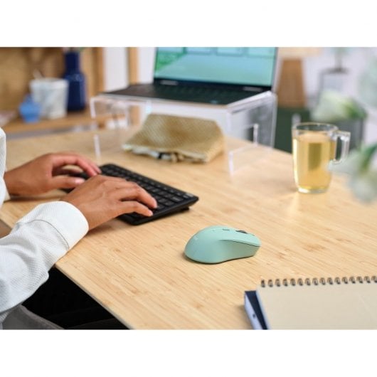 Trust Mydo Silent Wireless Ratón Inalámbrico 1800 DPI Verde