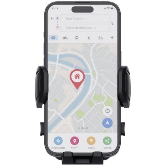 Supporto Smartphone per Auto Trust Runo da 4" a 7" Nero