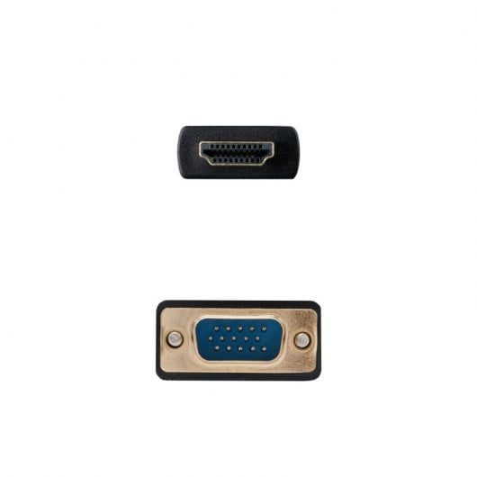 Nanocable Cable Conversor HDMI a VGA 1.8 m Negro