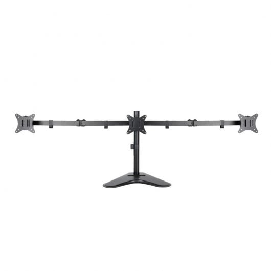 TooQ Soporte de Mesa para 3 Pantallas 17"-27" Negro