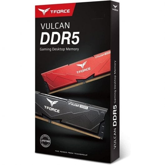 Team Group T-Force Vulcan DDR5 6400MHz 32GB 2x16GB CL40 Rojo