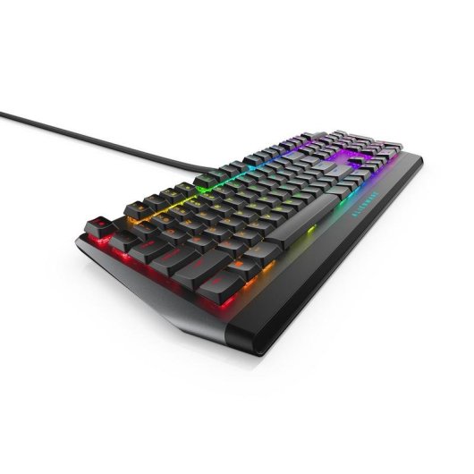 Dell Alienware AW510K Low Profile Teclado Mecânico Gaming RGB Cherry MX Red Layout USA