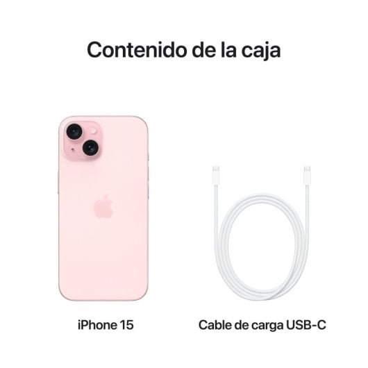 Apple iPhone 15 128GB Rosa Libre