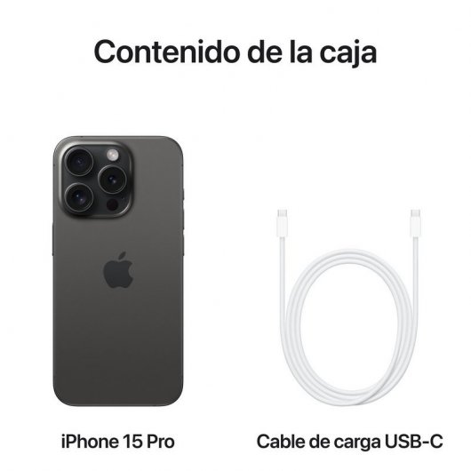 Apple iPhone 15 Pro 512GB Titanio Negro Libre