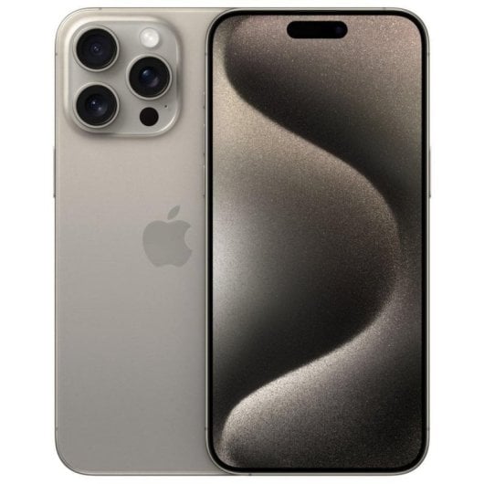 Apple iPhone 15 Pro Max 8GB 1TB 6.7" OLED 5G Dual SIM Câmara Tripla NFC IP68 iOS 17 Titânio Natural