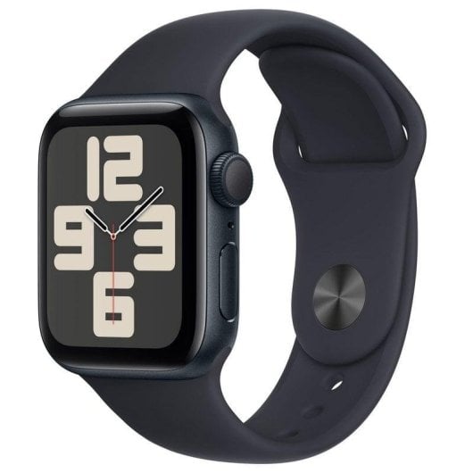 Apple Watch SE GPS Bluetooth NFC 40mm Retina OLED Schwarz S/M Wasserdicht bis 50m Pulsmesser