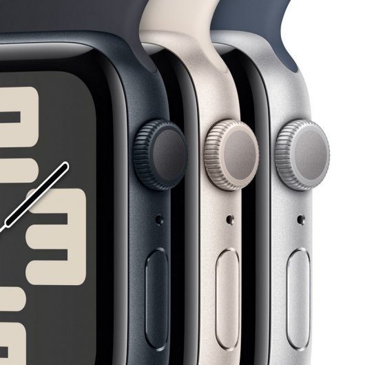 Apple Watch SE GPS 40mm Aluminium Minuit avec Bracelet Sport Minuit S/M
