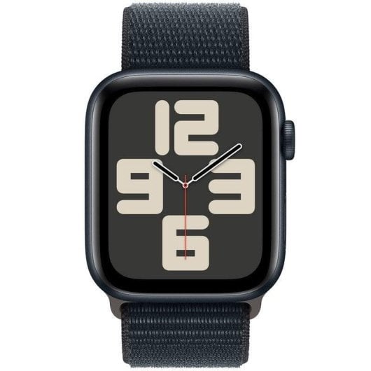 Apple Watch SE GPS 44mm OLED Schwarz Wasserdicht Pulsmesser Schlaftracking NFC