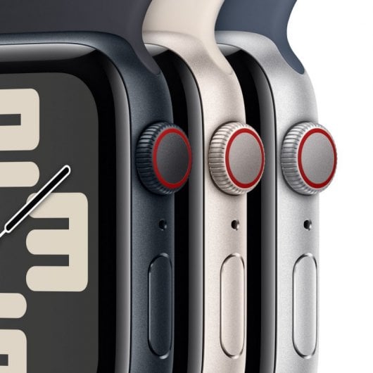 Apple Watch SE GPS + Cellular 44mm Aluminio Medianoche con Correa Deportiva Medianoche S/M
