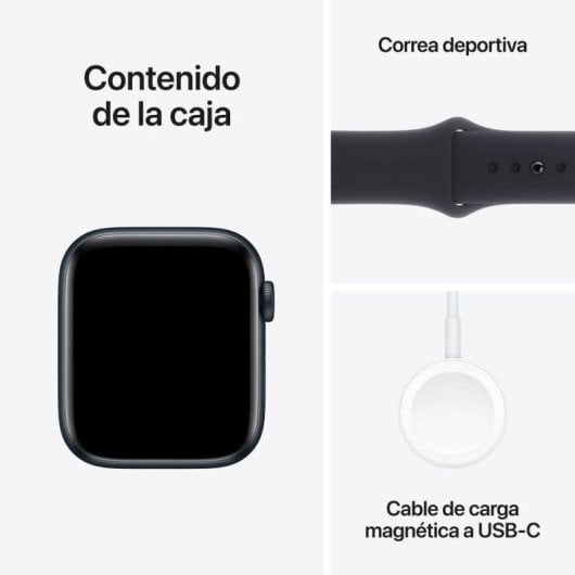 Apple Watch SE GPS + Cellular 44mm Aluminio Medianoche con Correa Deportiva Medianoche S/M
