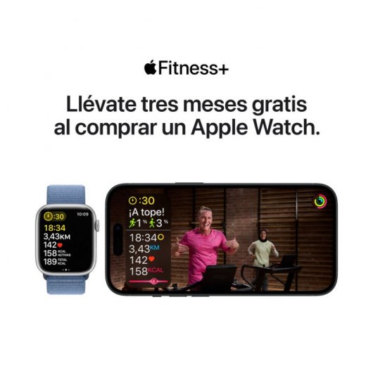Apple Watch SE GPS + Cellular 44mm Aluminio Medianoche con Correa Deportiva Medianoche S/M