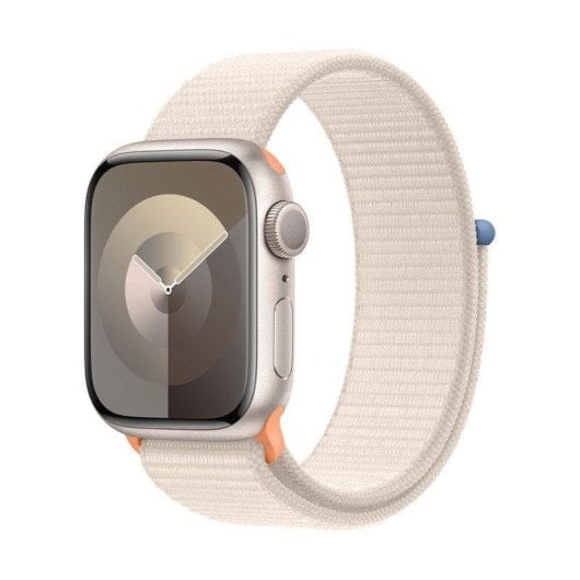Apple Watch Series 9 GPS NFC 41mm Retina OLED Branco Estrela Alumínio S/M Resistente Água IP6X SpO2