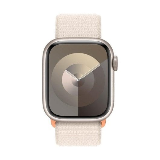 Apple Watch Series 9 GPS NFC 41mm Retina OLED Branco Estrela Alumínio S/M Resistente Água IP6X SpO2