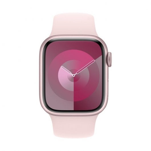 Apple Watch Series 9 GPS Cassa 41mm in Alluminio Rosa con Cinturino Sport Loop Rosa Confetto