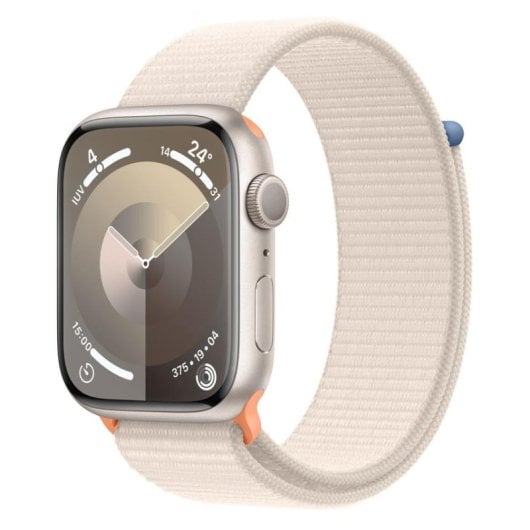 Apple Watch Series 9 GPS NFC 45mm Retina OLED Beige M Display Always-on SpO2 IP6X