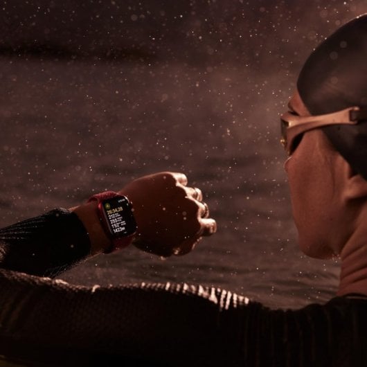 Apple Watch Series 9 GPS + Cellular 41mm Grafito Caja de Acero Inoxidable con Correa Deportiva Medianoche M/L