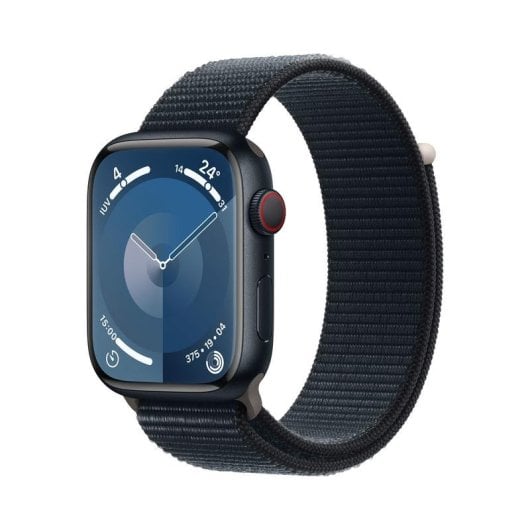 Apple Watch Series 9 GPS + Cellular 45mm Retina OLED Nero Resistenza Acqua 50m SpO2 Pulsometro