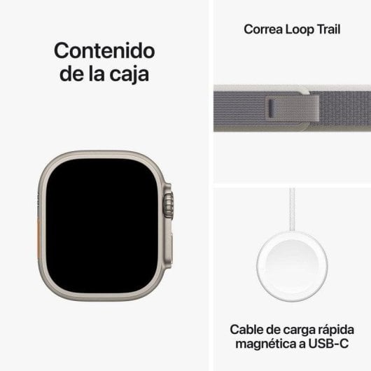 Apple Watch Ultra 2 GPS + Cellular 49mm OLED Titane Vert/Gris S/M IP6X SpO2 ECG