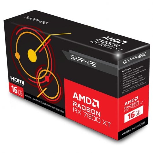 Zaffiro AMD Radeon RX 7800 XT 16 GB GDDR6