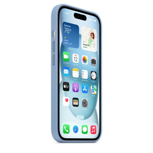 Apple MT0Y3ZM/A coque de protection pour téléphones portables 15,5 cm (6.1") Housse Bleu