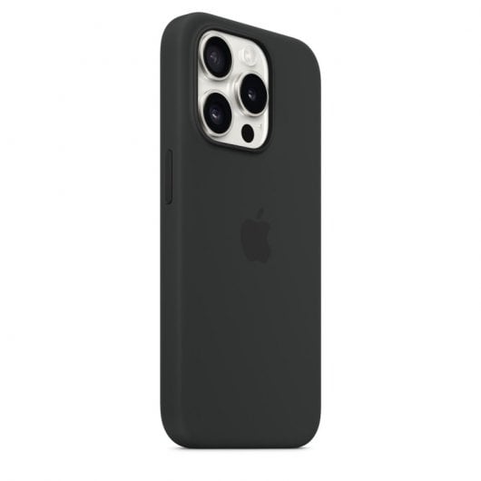 Apple Custodia MagSafe in silicone per iPhone 15 Pro - Nero