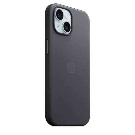 Apple Funda de Trenzado Fino con MagSafe Negra para iPhone 15