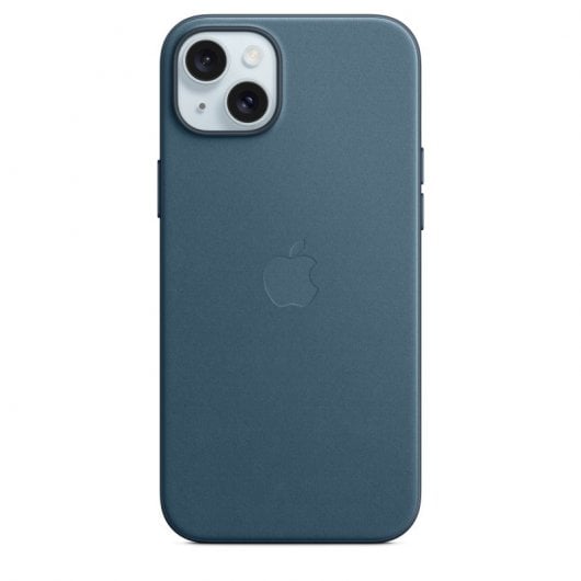 Apple Funda de Trenzado Fino con MagSafe Azul Pacífico para iPhone 15 Plus