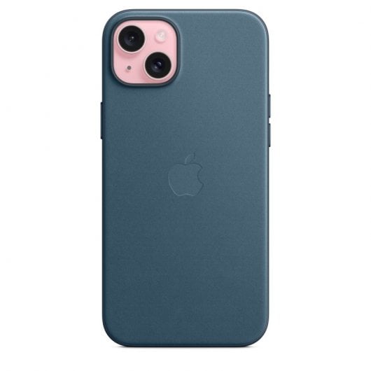 Apple Funda de Trenzado Fino con MagSafe Azul Pacífico para iPhone 15 Plus