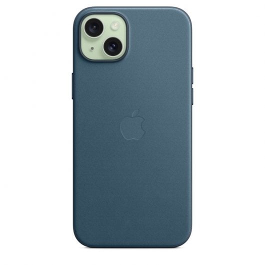 Apple Funda de Trenzado Fino con MagSafe Azul Pacífico para iPhone 15 Plus