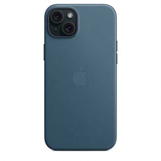 Apple Funda de Trenzado Fino con MagSafe Azul Pacífico para iPhone 15 Plus