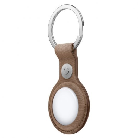 Apple FineWoven Key Ring Llavero de Trenzado Fino para AirTag Marrón Topo
