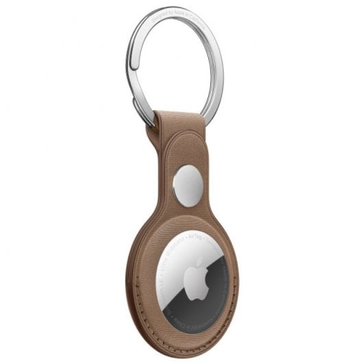 Apple FineWoven Key Ring Llavero de Trenzado Fino para AirTag Marrón Topo