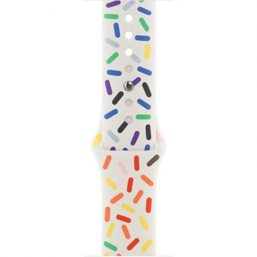 Apple MUQ23ZM/A Intelligentes tragbares Accessoire Band Mehrfarbig Fluor-Elastomer