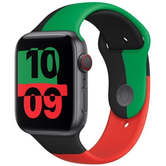 Apple Correa Deportiva Black Unity 44mm M/L
