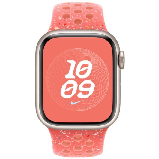Apple MUUY3ZM/A accessorio indossabile intelligente Band Corallo Alluminio, Fluoroelastomero