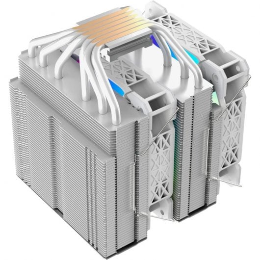 Nfortec SCULPTOR X Cooler CPU Duplo 6 Pipes 2x120mm A-RGB PWM Branco