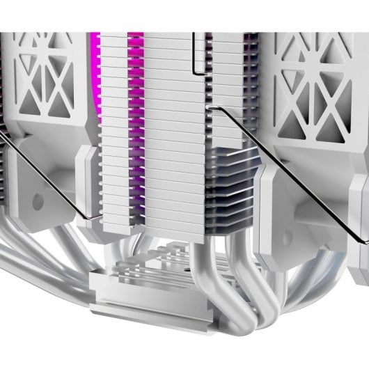 Nfortec SCULPTOR X Cooler CPU Duplo 6 Pipes 2x120mm A-RGB PWM Branco