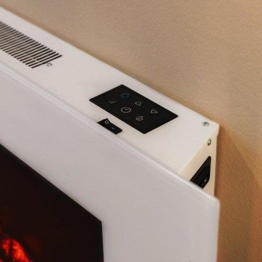 Cheminée Électrique Cecotec ReadyWarm 2690 Flames Connected 2000W Murale Wifi Télécommande