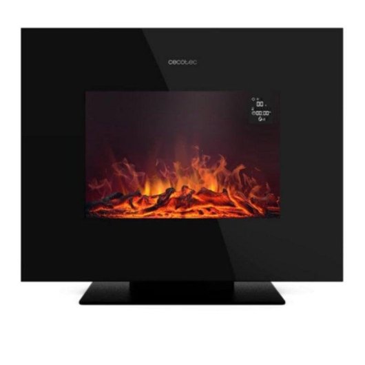 Cheminée Électrique Cecotec ReadyWarm 2700 Design Flames Black 2000W Télécommande