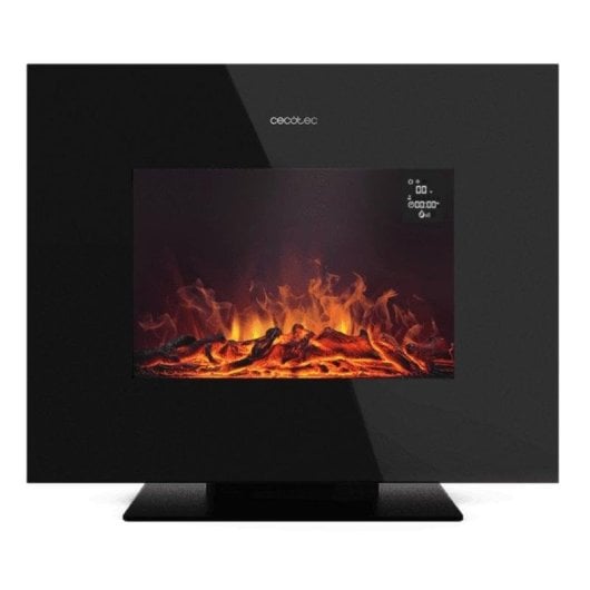 Cheminée Électrique Cecotec ReadyWarm 2700 Design Flames Black 2000W Télécommande