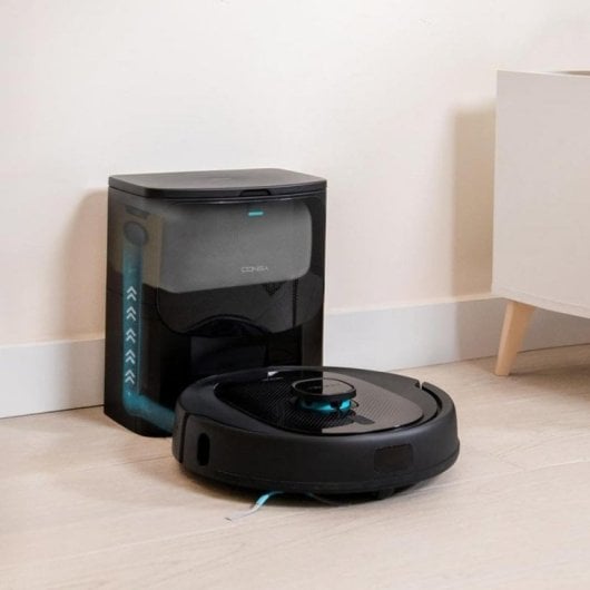 Aspirador Robô com Mopa Cecotec Conga 8290 Immortal Ultra Power Home X-Treme Com Esvaziamento Automático Navegação Laser 7.000 Pa Controlo por Voz