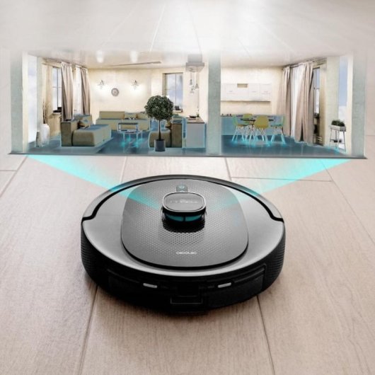Aspirador Robô com Mopa Cecotec Conga 8290 Immortal Ultra Power Home X-Treme Com Esvaziamento Automático Navegação Laser 7.000 Pa Controlo por Voz