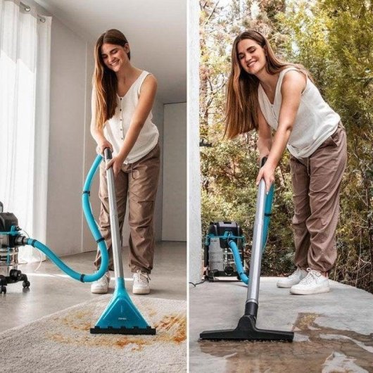 Bidone Aspiratutto Cecotec Conga CarpetClean 20000 Pro 1400W Solidi e Liquidi HEPA 20L