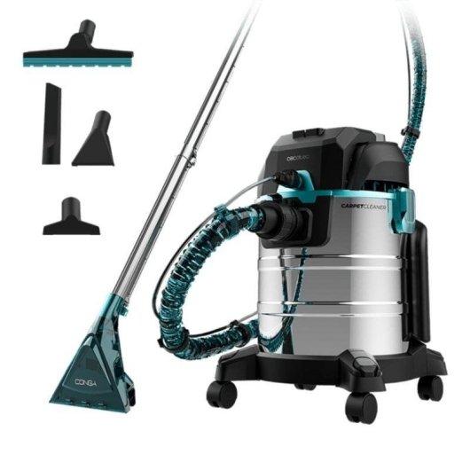Bidone Aspiratutto Cecotec Conga CarpetClean 20000 Pro 1400W Solidi e Liquidi HEPA 20L